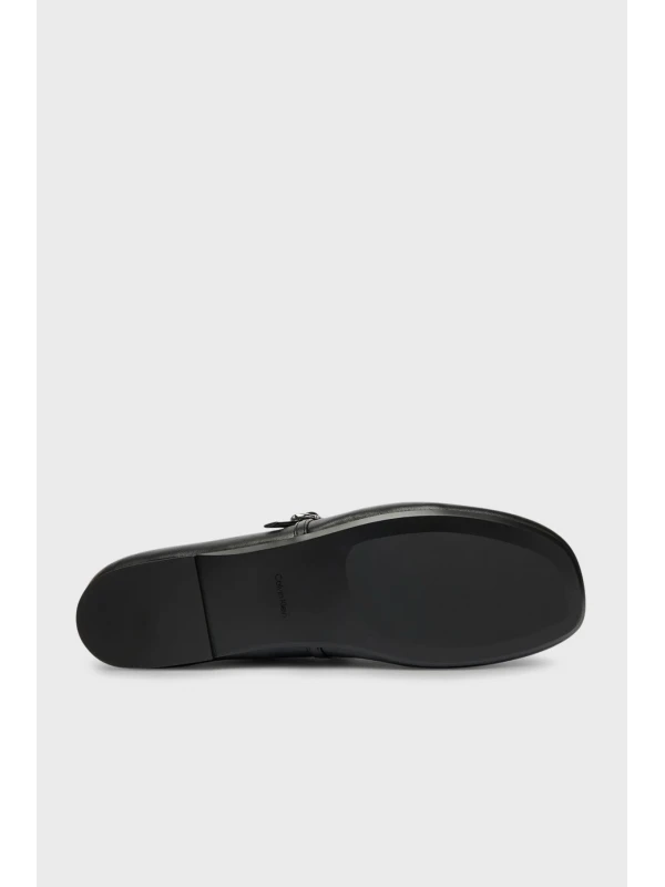 Calvin Klein Oblıque Ballerına Mj Lth SİYAH