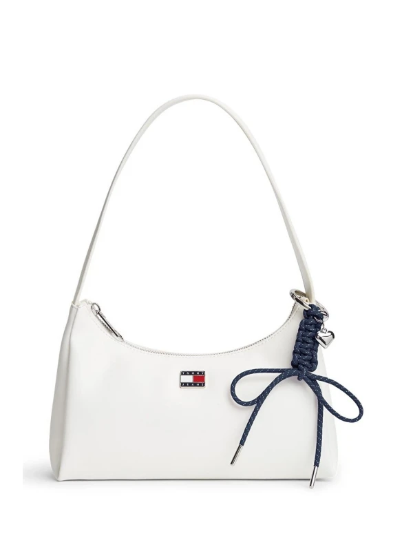 Tommy Hilfiger Cıty Charm Shoulder Bag BEYAZ