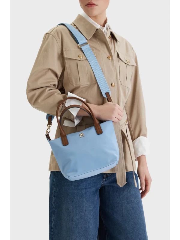 Tommy Hilfiger Popette Mini Tote MAVİ