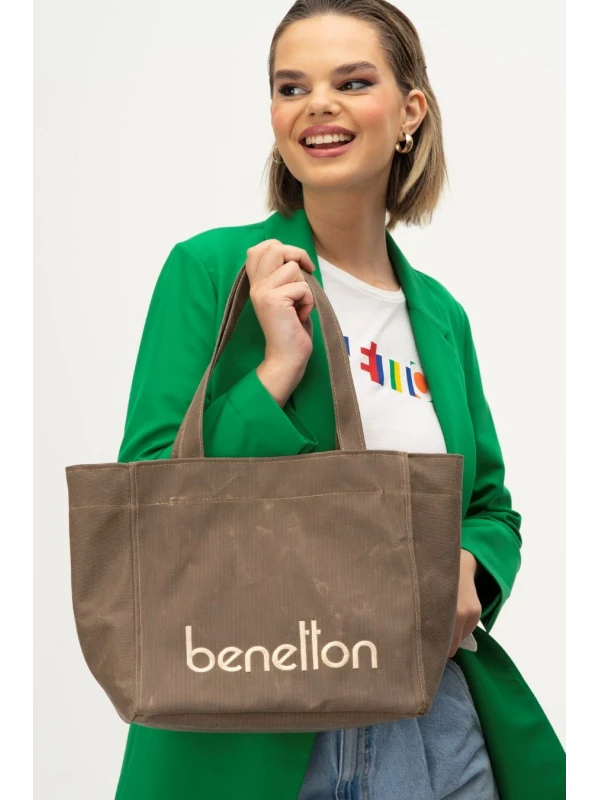 UNİTED COLORS OF BENETTON KADIN KOL ÇANTASI BNT1163 KAHVE