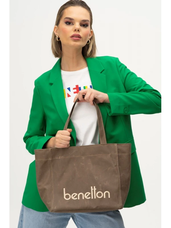 UNİTED COLORS OF BENETTON KADIN KOL ÇANTASI BNT1163 KAHVE