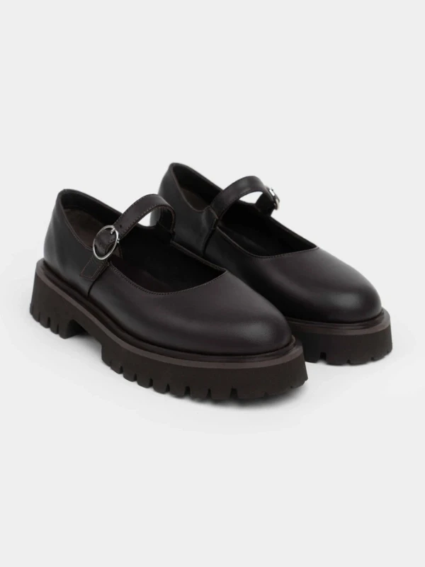 BALERİN DERİ LOAFER KAHVE