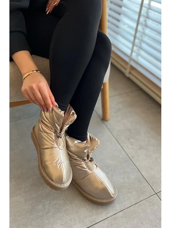 BİLEK LASTİK DETAYLI  ŞİŞME PARAŞÜT BOT BRONZ