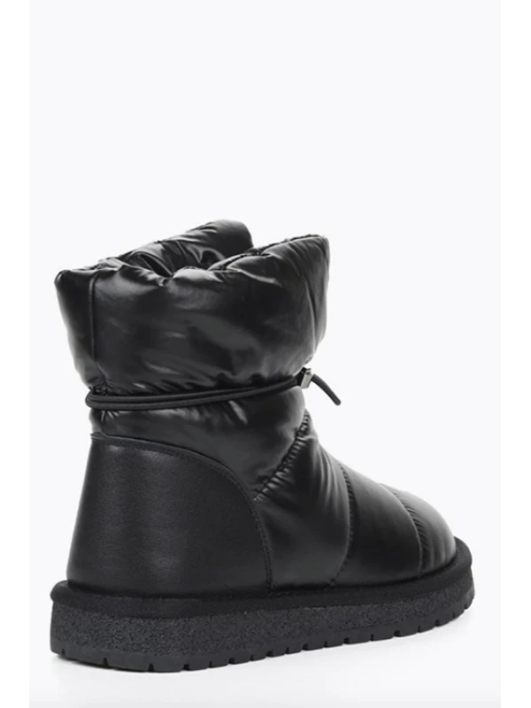 BİLEK LASTİK DETAYLI  ŞİŞME PARAŞÜT BOT SİYAH