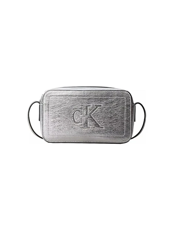 Calvin Klein Bold CK Outline Camera Bag GÜMÜŞ