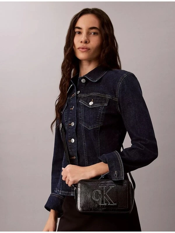 Calvin Klein Bold CK Outline Camera Bag SİYAH