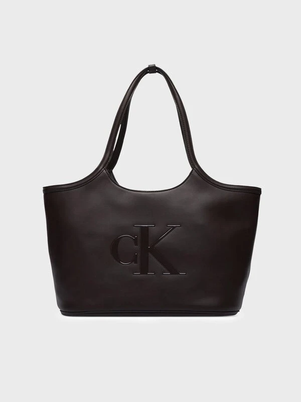 Calvin Klein Bold Ck Shopper KAHVE