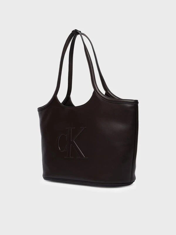 Calvin Klein Bold Ck Shopper KAHVE