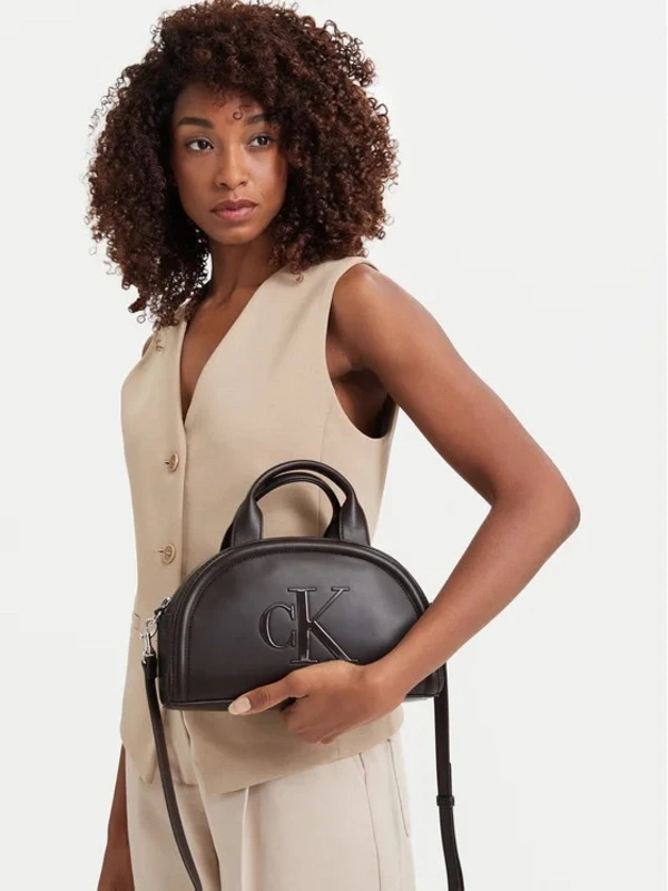Calvin Klein Bold Dome Crosboddy KAHVE