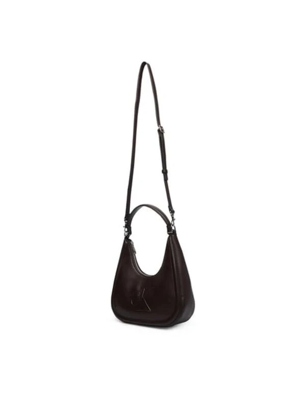 Calvin Klein Bold Small Crescent Bag KAHVE
