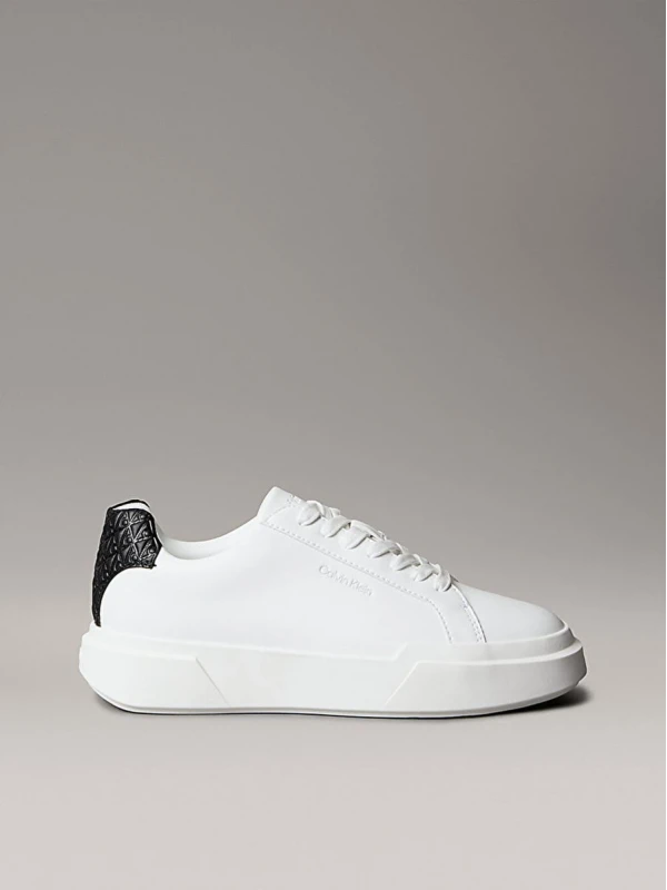 Calvin Klein Chunky Cupsole Laceup BEYAZ