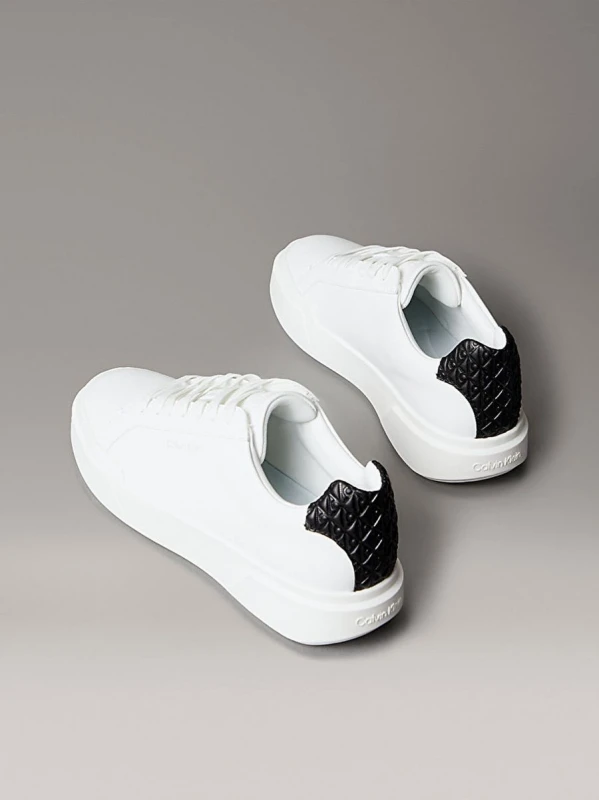 Calvin Klein Chunky Cupsole Laceup BEYAZ
