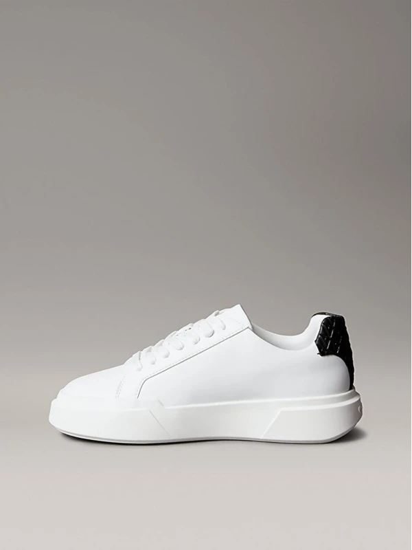 Calvin Klein Chunky Cupsole Laceup BEYAZ