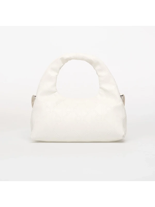 Calvin Klein Emblem Aop Puffer Bag BEYAZ