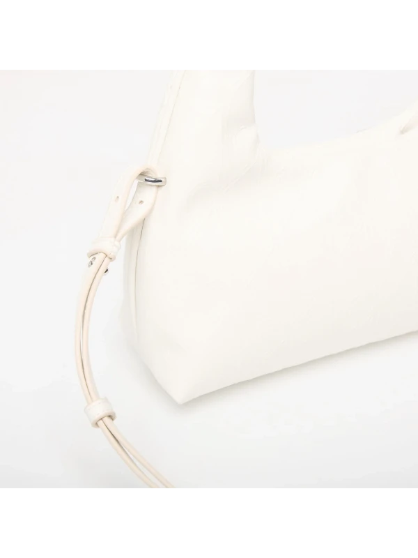 Calvin Klein Emblem Aop Puffer Bag BEYAZ