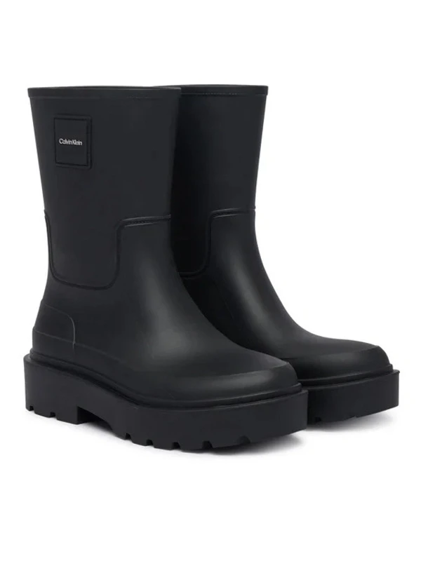 Calvin Klein RAINBOOT RUBBER  SİYAH