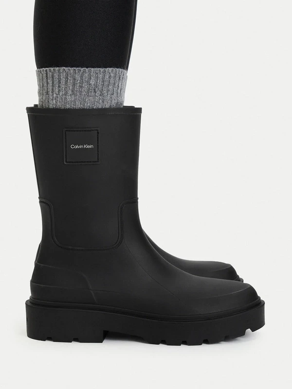 Calvin Klein RAINBOOT RUBBER  SİYAH