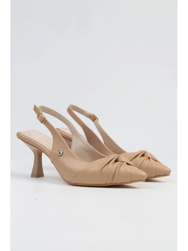 PİERRE CARDİN FİYONKLU TOPUKLU AYAKKABI