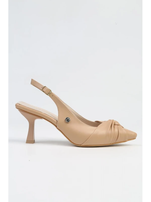 PİERRE CARDİN FİYONKLU TOPUKLU AYAKKABI