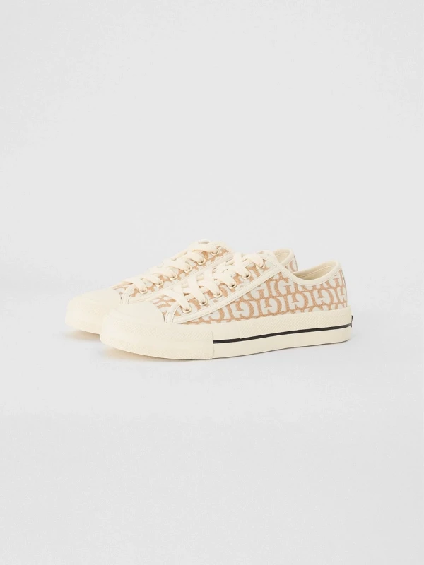Guess Carey Desenli Sneaker GOLD
