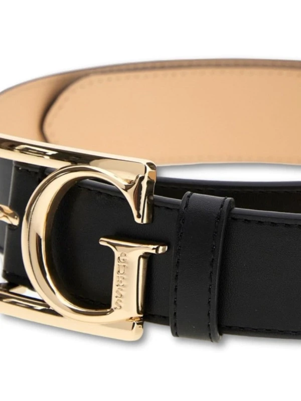 Guess Evaine logo belt SİYAH