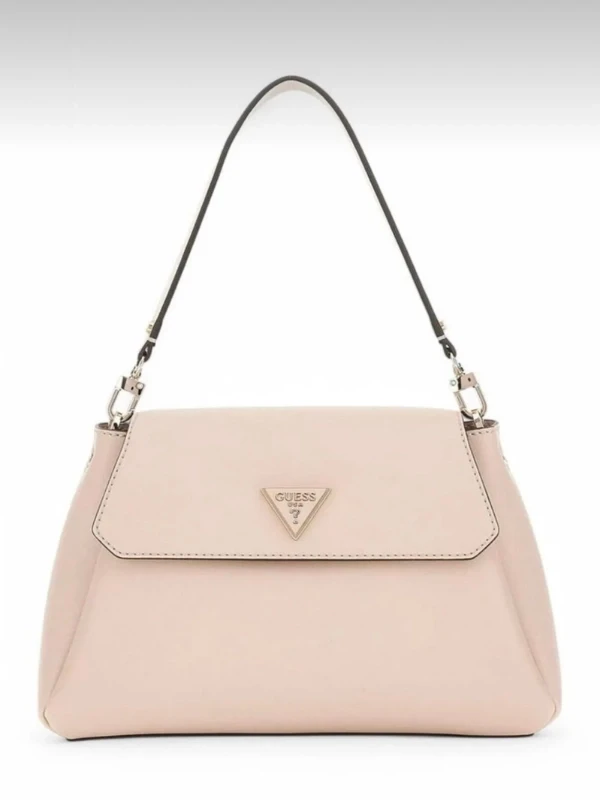 Guess SORA Kadın Marka Logolu Omuz Çantası PUDRA