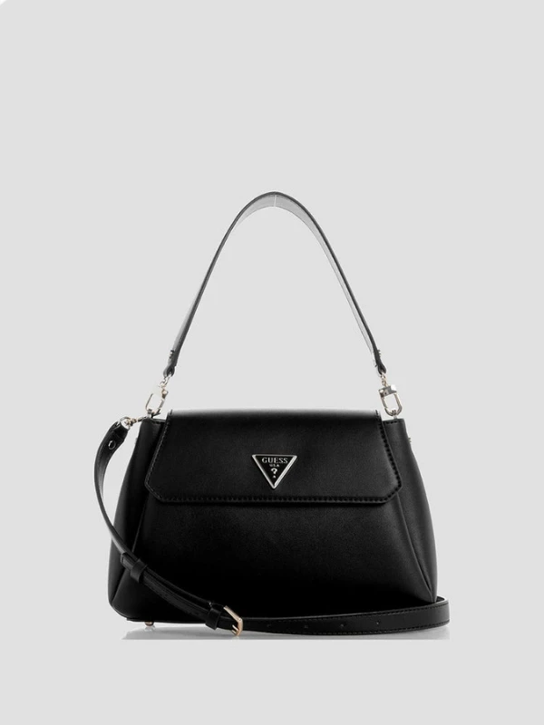 Guess SORA Kadın Marka Logolu Omuz Çantası SİYAH