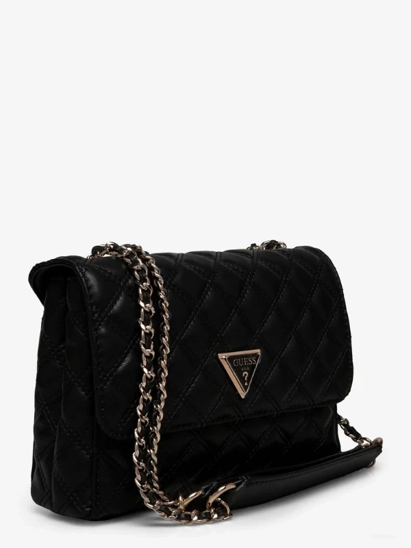 Guess Spark Micro Mini Siyah Omuz Çantası SİYAH