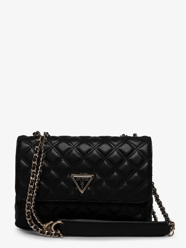 Guess Spark Micro Mini Siyah Omuz Çantası SİYAH