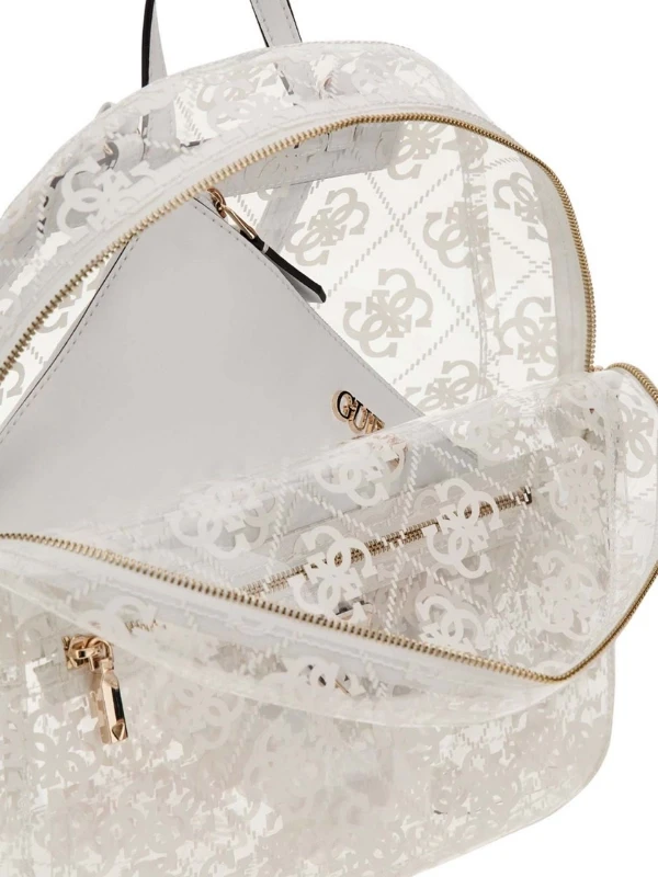 Guess Tuana Şeffaf Sırt Çanta BEYAZ