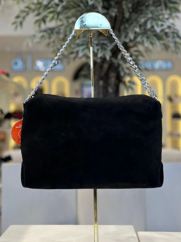 HEYZEN KADIN SÜET DERİ ÇANTA SİYAH