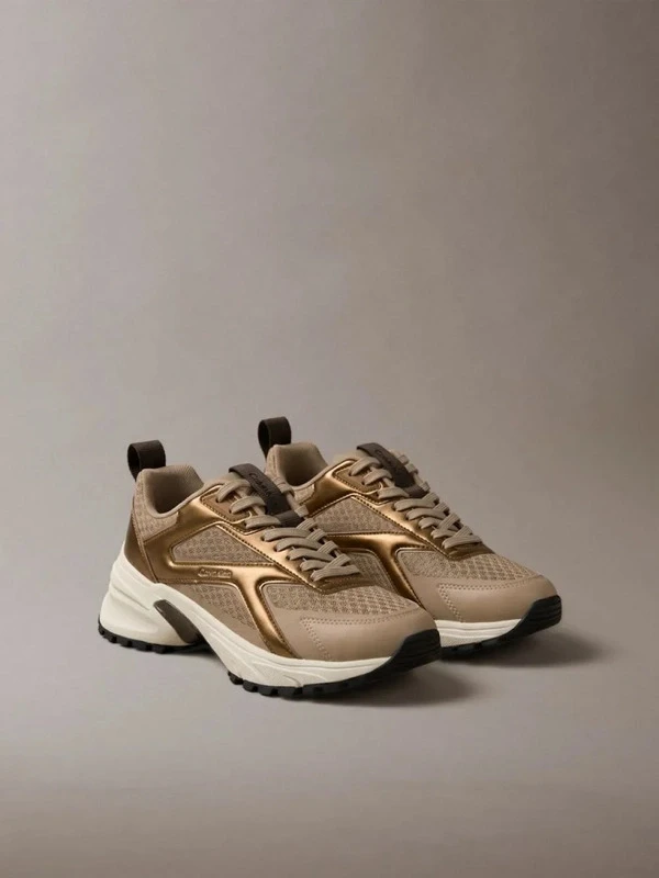 Calvin Klein Hıke Run Ckstrıpe Mesh Met BRONZ