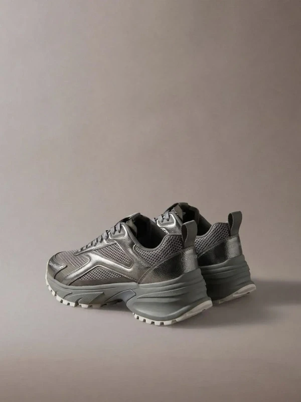 Calvin Klein Hıke Run Ckstrıpe Mesh Met GRİ