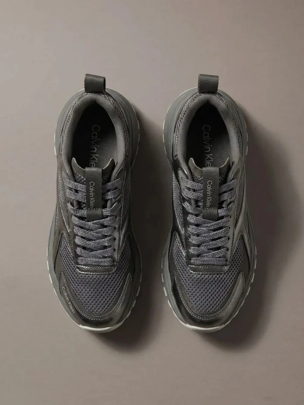 Calvin Klein Hıke Run Ckstrıpe Mesh Met GRİ