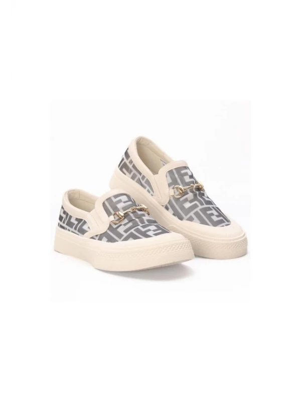 İTHAL FİLE GOLD TOKA DETAYLI SPOR GRİ