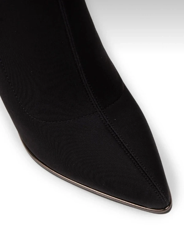 İTHAL STREÇ KUMAŞ TOPUKLU BOT SİYAH