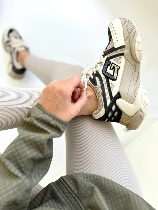 İTHAL TABAN SÜET DERİ SNEAKER BEJ