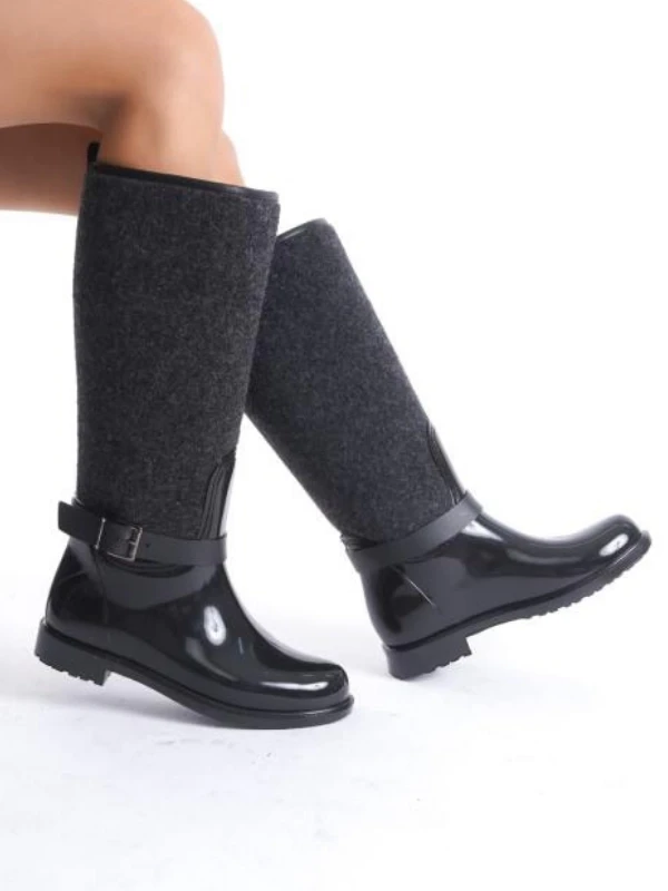 KADIN YAĞMUR ÇİZME GRİ