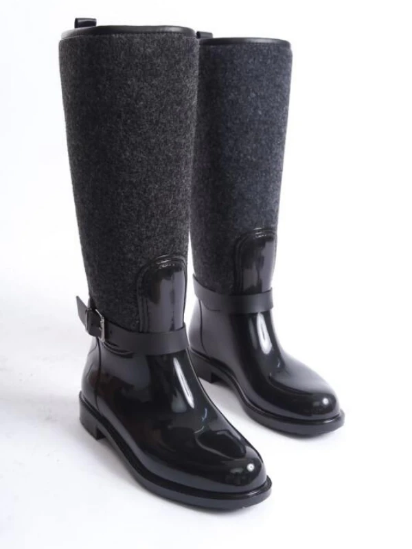 KADIN YAĞMUR ÇİZME GRİ