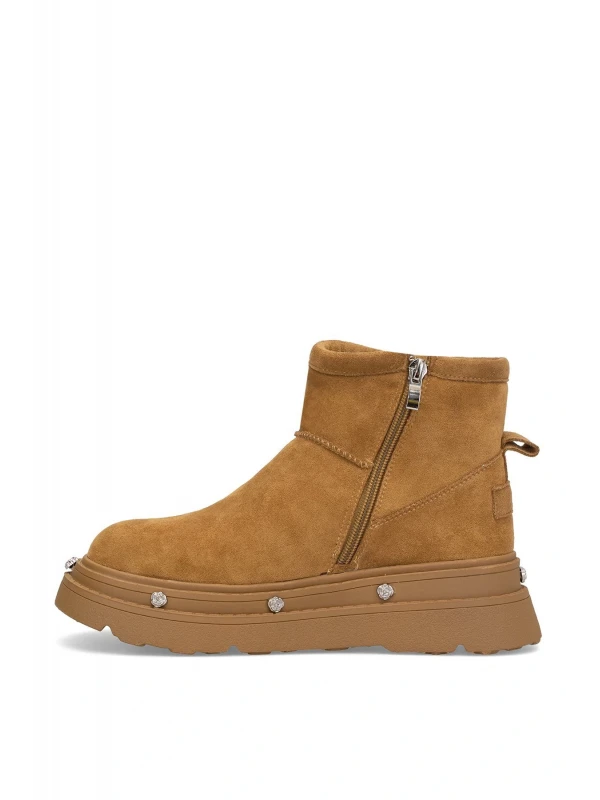 KALIN TABAN KÜRKLÜ SÜET DERİ BOT TABA