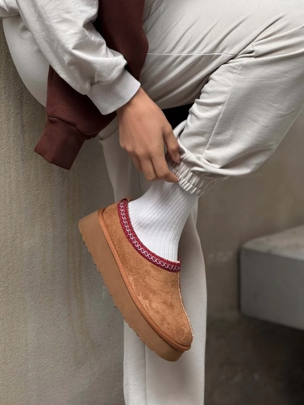 KALIN TABAN KÜRKLÜ TERLİK TABA