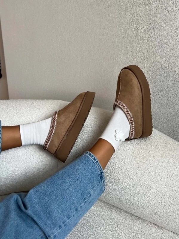 KALIN TABAN KÜRKLÜ TERLİK VİZON