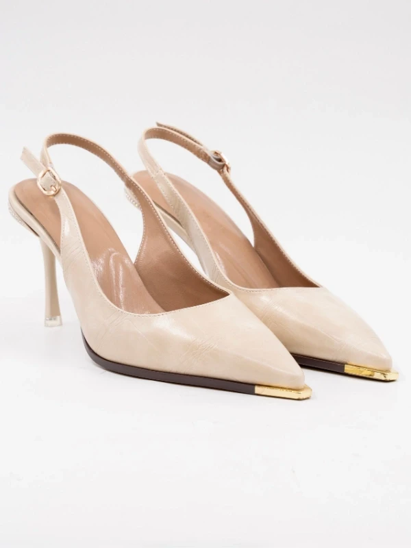 KROKO GOLD DETAY TOPUKLU BEJ