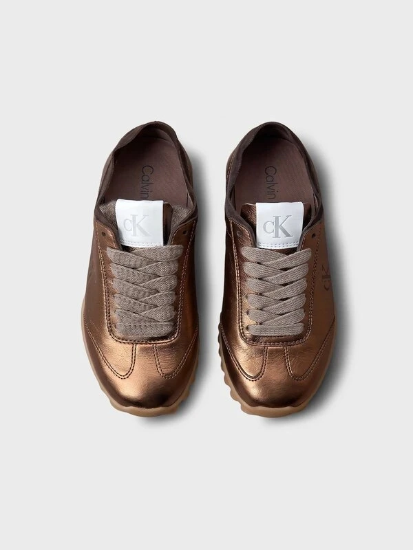 Calvin Klein Low Profıle Sneaker Met BRONZ