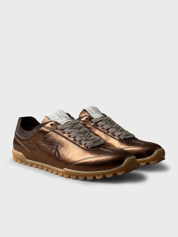Calvin Klein Low Profıle Sneaker Met BRONZ