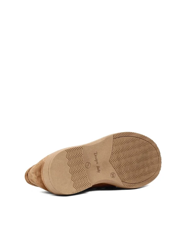 METAL DETAYLI SÜET DERİ LOAFER SİGARO