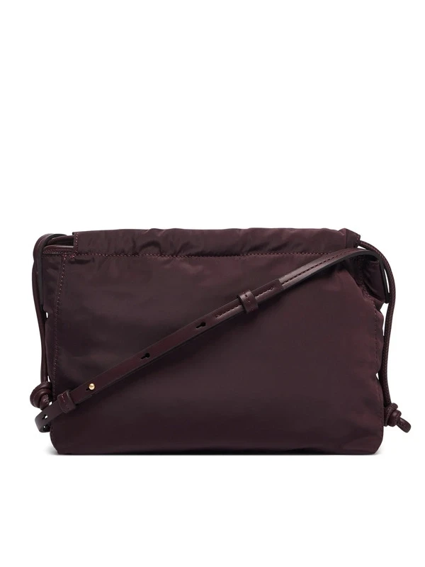 Calvin Klein Nylon Drawstrıng Small Crossbody BORDO