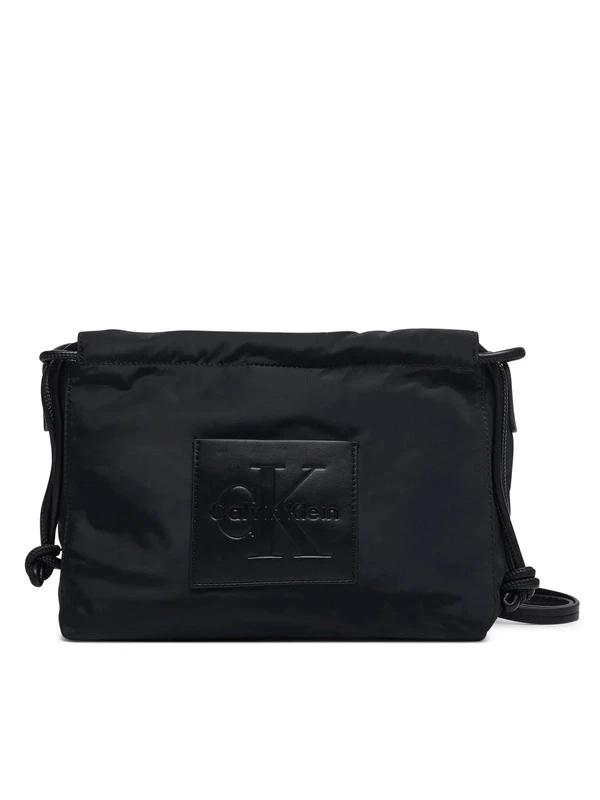 Calvin Klein Nylon Drawstrıng Small Crossbody SİYAH