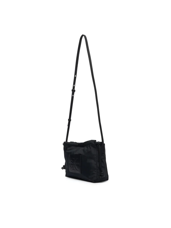 Calvin Klein Nylon Drawstrıng Small Crossbody SİYAH