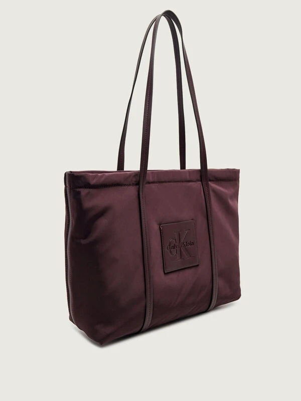 Calvin Klein Nylon Medıum Tote BORDO